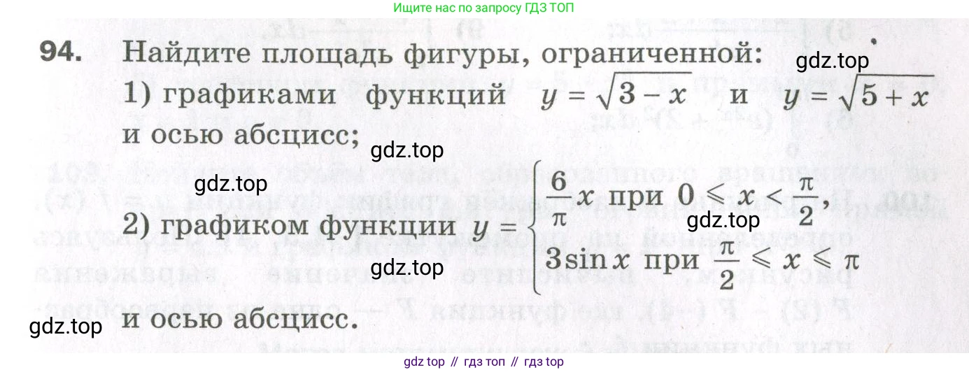 ГДЗ Алгебра, 11 класс Дидактические материалы, авторы: Мерзляк Аркадий Григорьевич, Полонский Виталий Борисович, Рабинович Ефим Михайлович, Якир Михаил Семёнович, издательство Просвещение, Москва, 2020, бирюзового цвета, страница 55, номер 94, Условие
