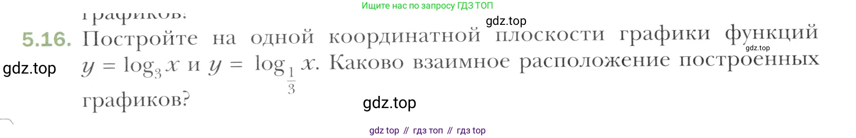Алгебра, 11 класс Учебник, авторы: Мерзляк Аркадий Григорьевич, Номировский Дмитрий Анатольевич, Полонский Виталий Борисович, Якир Михаил Семёнович, издательство Просвещение, Москва, 2016, страница 42, номер 5.16, Учебник