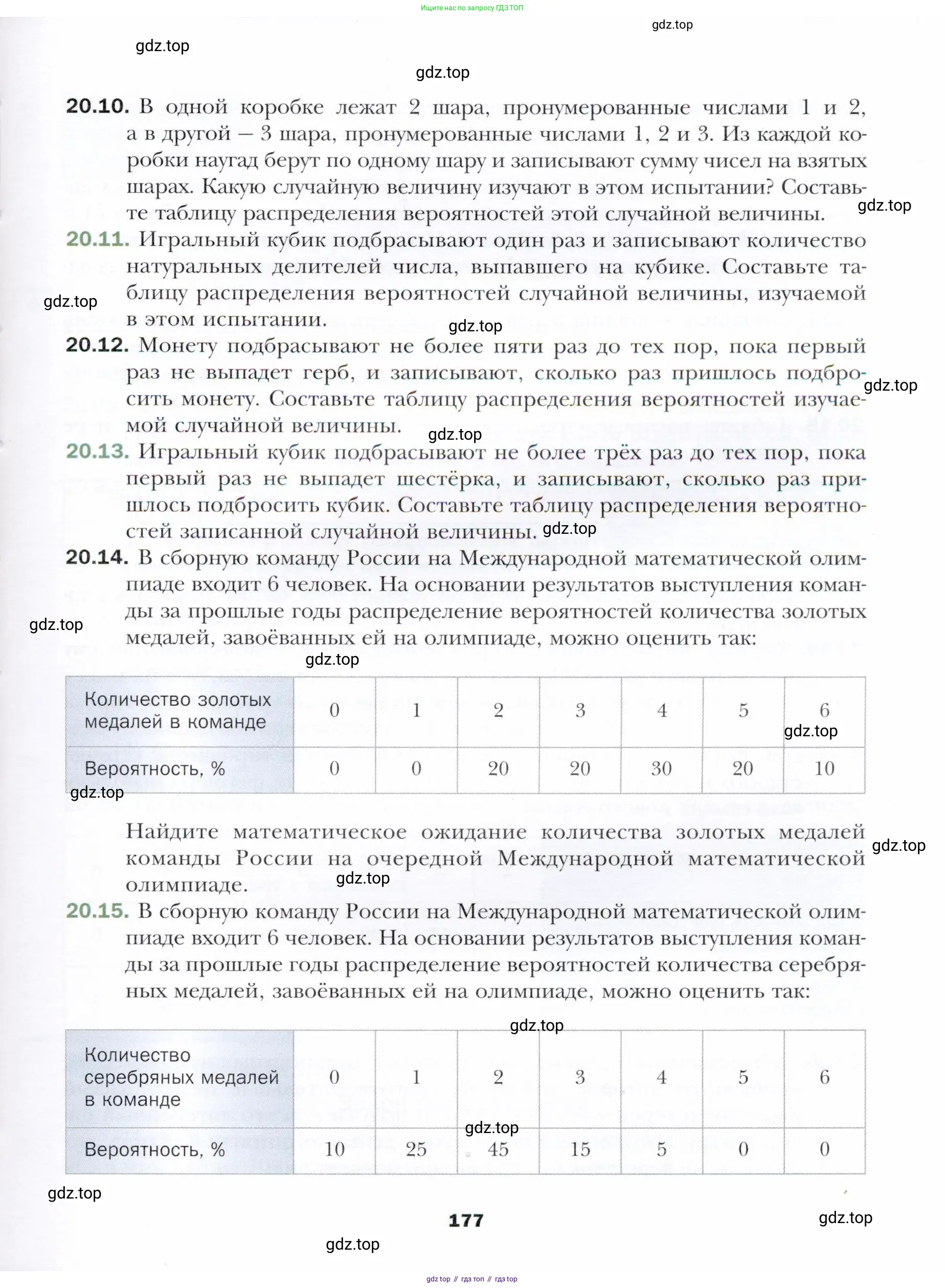 Алгебра, 11 класс Учебник, авторы: Мерзляк Аркадий Григорьевич, Номировский Дмитрий Анатольевич, Полонский Виталий Борисович, Якир Михаил Семёнович, издательство Просвещение, Москва, 2016, страница 177