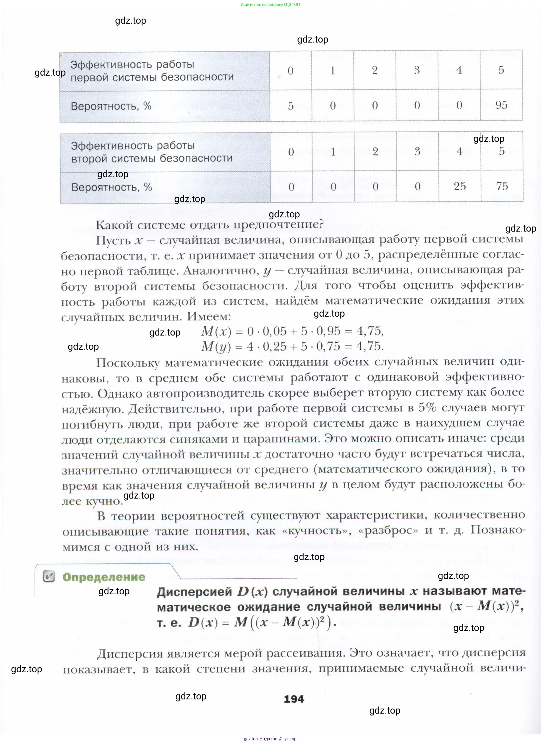 Алгебра, 11 класс Учебник, авторы: Мерзляк Аркадий Григорьевич, Номировский Дмитрий Анатольевич, Полонский Виталий Борисович, Якир Михаил Семёнович, издательство Просвещение, Москва, 2016, страница 194