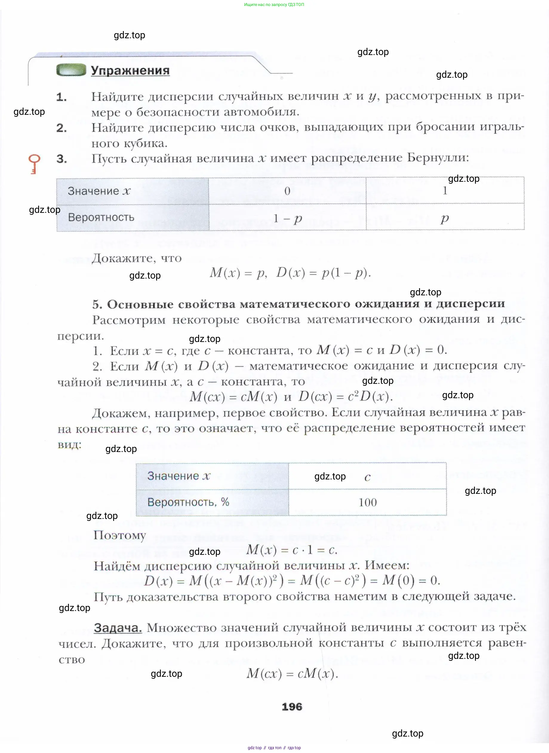 Алгебра, 11 класс Учебник, авторы: Мерзляк Аркадий Григорьевич, Номировский Дмитрий Анатольевич, Полонский Виталий Борисович, Якир Михаил Семёнович, издательство Просвещение, Москва, 2016, страница 196