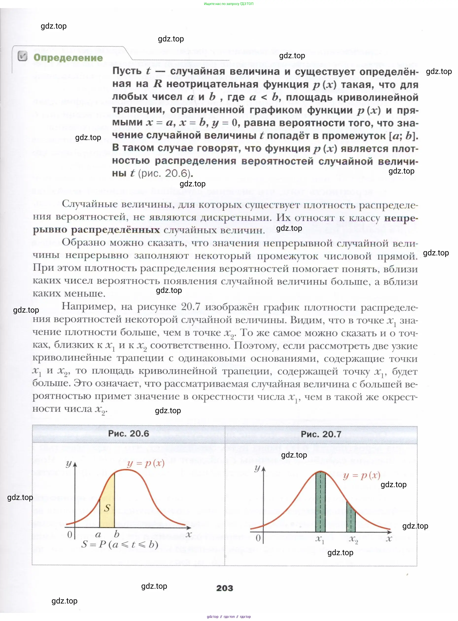 Алгебра, 11 класс Учебник, авторы: Мерзляк Аркадий Григорьевич, Номировский Дмитрий Анатольевич, Полонский Виталий Борисович, Якир Михаил Семёнович, издательство Просвещение, Москва, 2016, страница 203