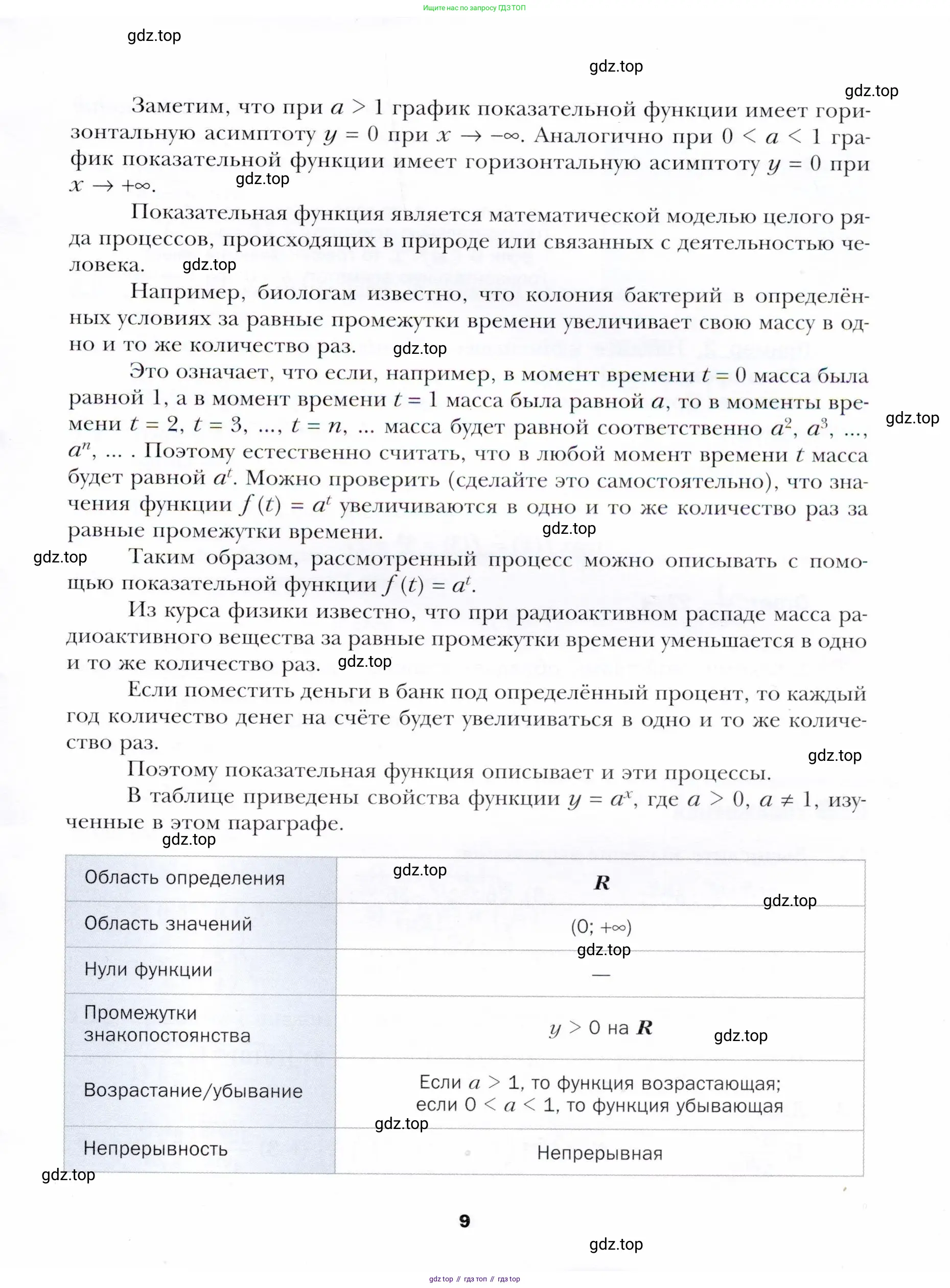 Алгебра, 11 класс Учебник, авторы: Мерзляк Аркадий Григорьевич, Номировский Дмитрий Анатольевич, Полонский Виталий Борисович, Якир Михаил Семёнович, издательство Просвещение, Москва, 2016, страница 9