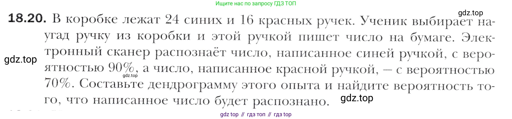 Алгебра, 11 класс Учебник, авторы: Мерзляк Аркадий Григорьевич, Номировский Дмитрий Анатольевич, Полонский Виталий Борисович, Якир Михаил Семёнович, издательство Просвещение, Москва, 2016, страница 161, номер 18.20, Учебник