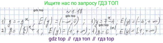 Алгебра, 11 класс Учебник, авторы: Мерзляк Аркадий Григорьевич, Номировский Дмитрий Анатольевич, Полонский Виталий Борисович, Якир Михаил Семёнович, издательство Просвещение, Москва, 2016, страница 12, номер 1.18, Решение