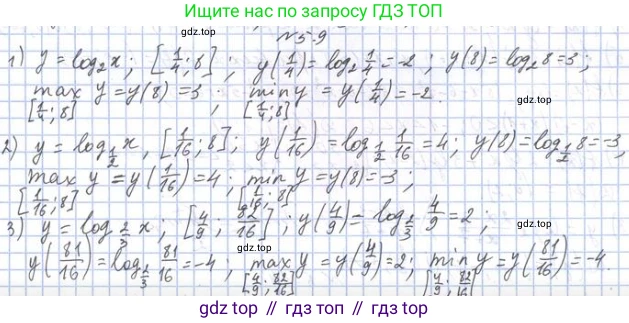 Алгебра, 11 класс Учебник, авторы: Мерзляк Аркадий Григорьевич, Номировский Дмитрий Анатольевич, Полонский Виталий Борисович, Якир Михаил Семёнович, издательство Просвещение, Москва, 2016, страница 41, номер 5.9, Решение