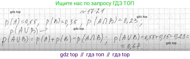 Алгебра, 11 класс Учебник, авторы: Мерзляк Аркадий Григорьевич, Номировский Дмитрий Анатольевич, Полонский Виталий Борисович, Якир Михаил Семёнович, издательство Просвещение, Москва, 2016, страница 150, номер 17.21, Решение