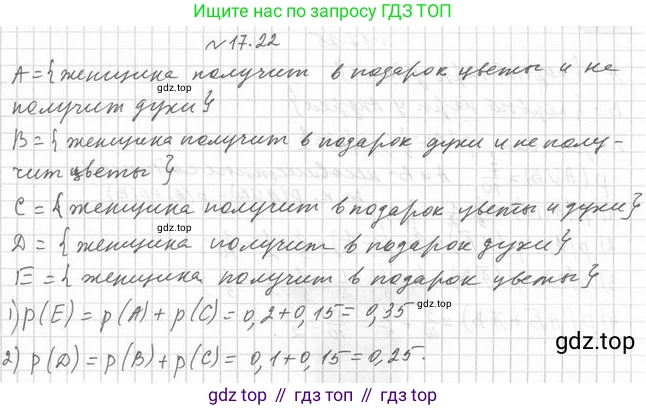 Алгебра, 11 класс Учебник, авторы: Мерзляк Аркадий Григорьевич, Номировский Дмитрий Анатольевич, Полонский Виталий Борисович, Якир Михаил Семёнович, издательство Просвещение, Москва, 2016, страница 150, номер 17.22, Решение