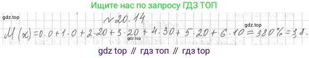 Алгебра, 11 класс Учебник, авторы: Мерзляк Аркадий Григорьевич, Номировский Дмитрий Анатольевич, Полонский Виталий Борисович, Якир Михаил Семёнович, издательство Просвещение, Москва, 2016, страница 177, номер 20.14, Решение