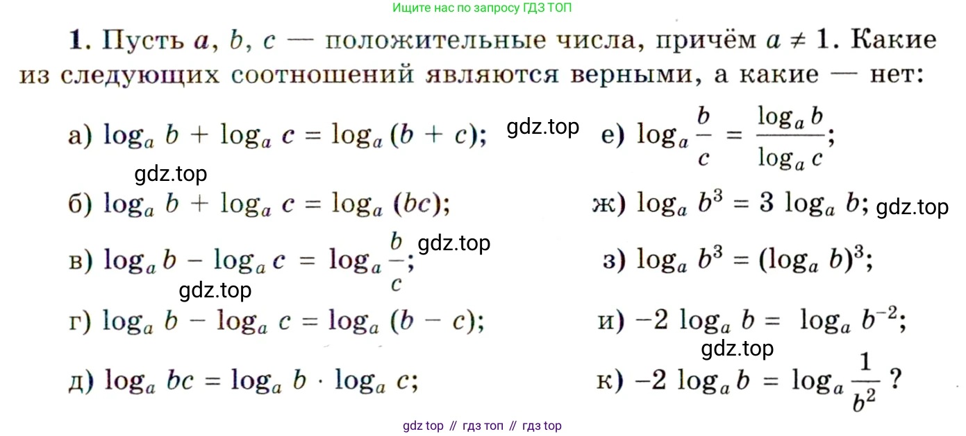 ГДЗ Алгебра, 11 класс Учебник, авторы: Мордкович Александр Григорьевич, Семенов Павел Владимирович, издательство Мнемозина, Москва, 2019, Часть 1, страница 131, номер 1, Условие