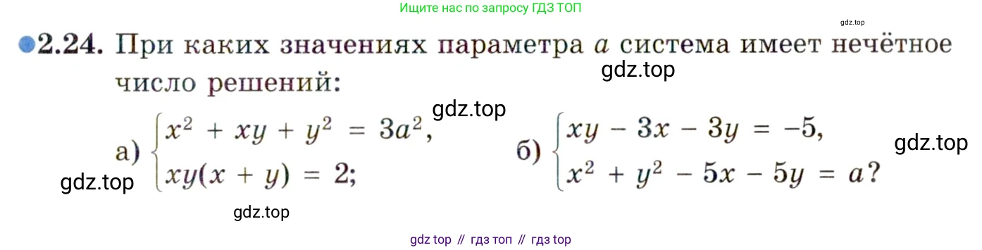 ГДЗ Алгебра, 11 класс Учебник, авторы: Мордкович Александр Григорьевич, Семенов Павел Владимирович, издательство Мнемозина, Москва, 2019, Часть 2, страница 21, номер 2.24, Условие