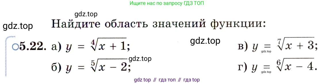 ГДЗ Алгебра, 11 класс Учебник, авторы: Мордкович Александр Григорьевич, Семенов Павел Владимирович, издательство Мнемозина, Москва, 2019, Часть 2, страница 33, номер 5.22, Условие