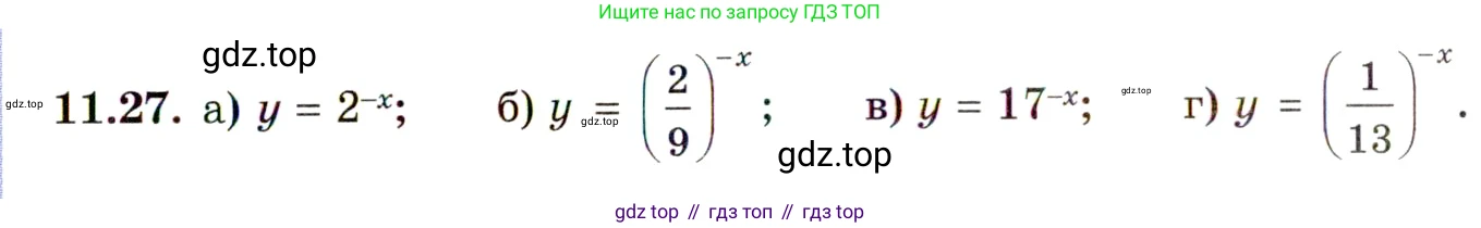 ГДЗ Алгебра, 11 класс Учебник, авторы: Мордкович Александр Григорьевич, Семенов Павел Владимирович, издательство Мнемозина, Москва, 2019, Часть 2, страница 65, номер 11.27, Условие