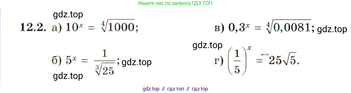 ГДЗ Алгебра, 11 класс Учебник, авторы: Мордкович Александр Григорьевич, Семенов Павел Владимирович, издательство Мнемозина, Москва, 2019, Часть 2, страница 73, номер 12.2, Условие