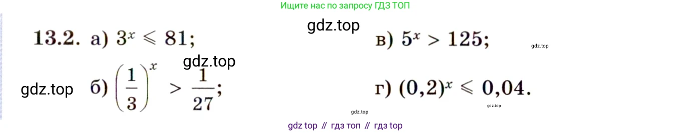 ГДЗ Алгебра, 11 класс Учебник, авторы: Мордкович Александр Григорьевич, Семенов Павел Владимирович, издательство Мнемозина, Москва, 2019, Часть 2, страница 79, номер 13.2, Условие