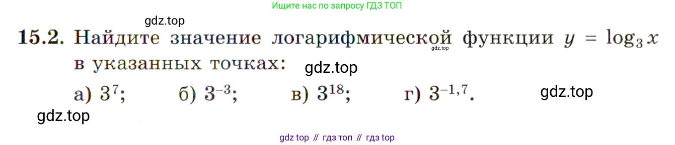 ГДЗ Алгебра, 11 класс Учебник, авторы: Мордкович Александр Григорьевич, Семенов Павел Владимирович, издательство Мнемозина, Москва, 2019, Часть 2, страница 89, номер 15.2, Условие
