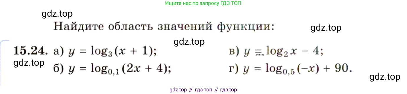 ГДЗ Алгебра, 11 класс Учебник, авторы: Мордкович Александр Григорьевич, Семенов Павел Владимирович, издательство Мнемозина, Москва, 2019, Часть 2, страница 92, номер 15.24, Условие