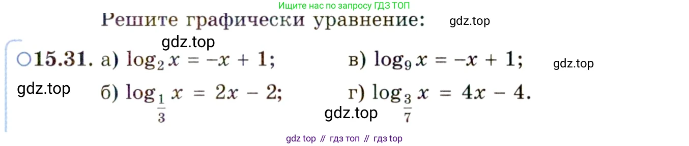 ГДЗ Алгебра, 11 класс Учебник, авторы: Мордкович Александр Григорьевич, Семенов Павел Владимирович, издательство Мнемозина, Москва, 2019, Часть 2, страница 93, номер 15.31, Условие