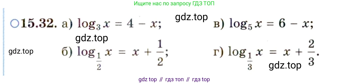 ГДЗ Алгебра, 11 класс Учебник, авторы: Мордкович Александр Григорьевич, Семенов Павел Владимирович, издательство Мнемозина, Москва, 2019, Часть 2, страница 93, номер 15.32, Условие