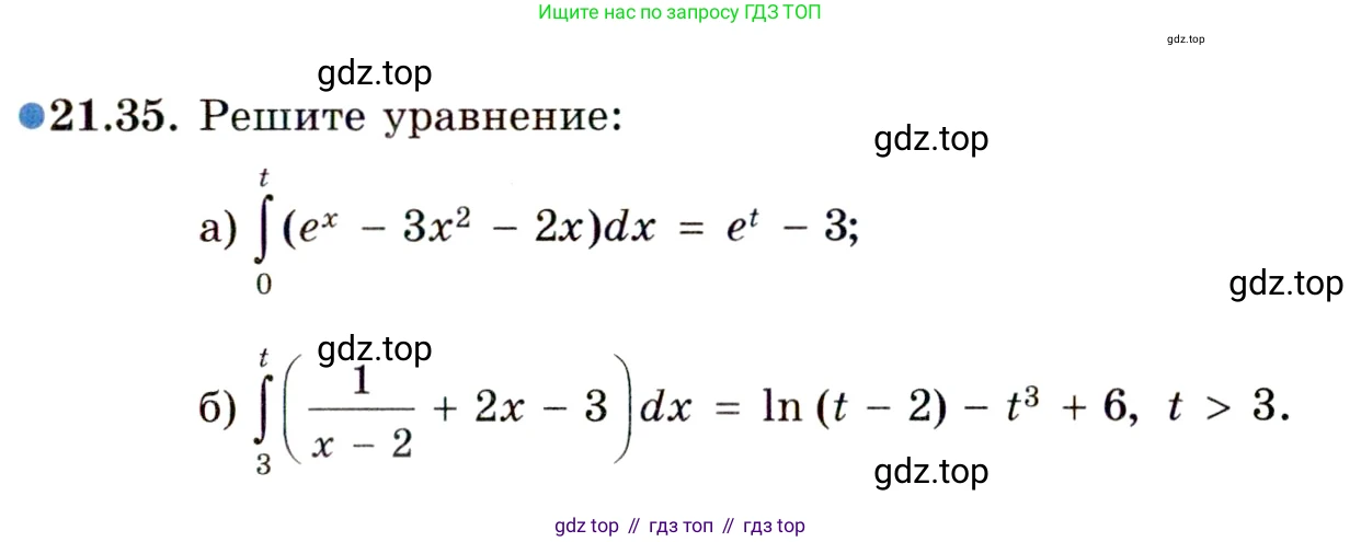 ГДЗ Алгебра, 11 класс Учебник, авторы: Мордкович Александр Григорьевич, Семенов Павел Владимирович, издательство Мнемозина, Москва, 2019, Часть 2, страница 139, номер 21.35, Условие
