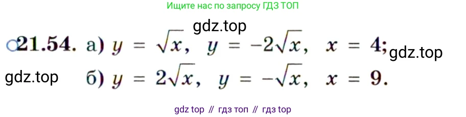 ГДЗ Алгебра, 11 класс Учебник, авторы: Мордкович Александр Григорьевич, Семенов Павел Владимирович, издательство Мнемозина, Москва, 2019, Часть 2, страница 143, номер 21.54, Условие