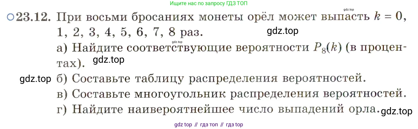 ГДЗ Алгебра, 11 класс Учебник, авторы: Мордкович Александр Григорьевич, Семенов Павел Владимирович, издательство Мнемозина, Москва, 2019, Часть 2, страница 154, номер 23.12, Условие