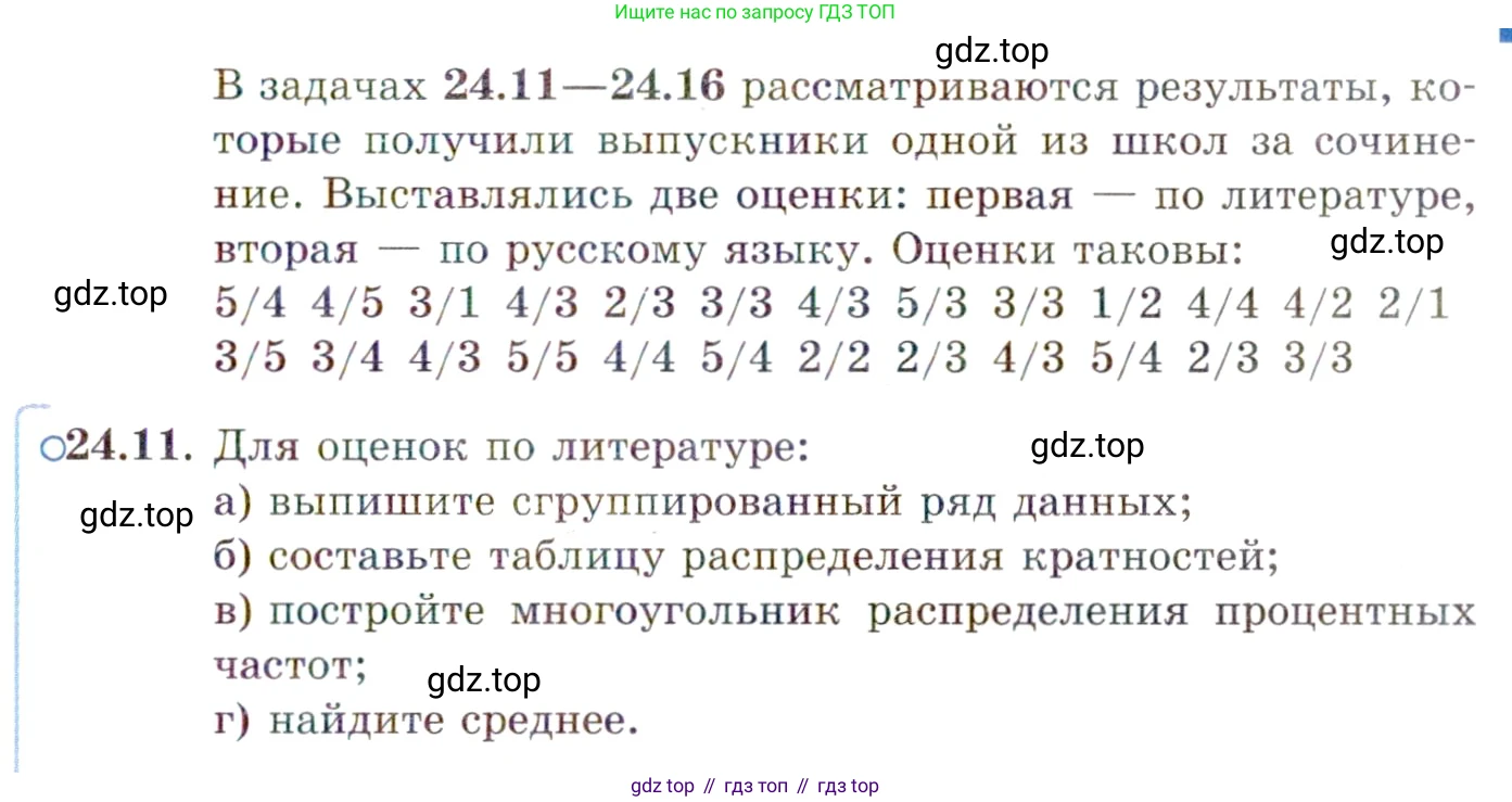 ГДЗ Алгебра, 11 класс Учебник, авторы: Мордкович Александр Григорьевич, Семенов Павел Владимирович, издательство Мнемозина, Москва, 2019, Часть 2, страница 159, номер 24.11, Условие