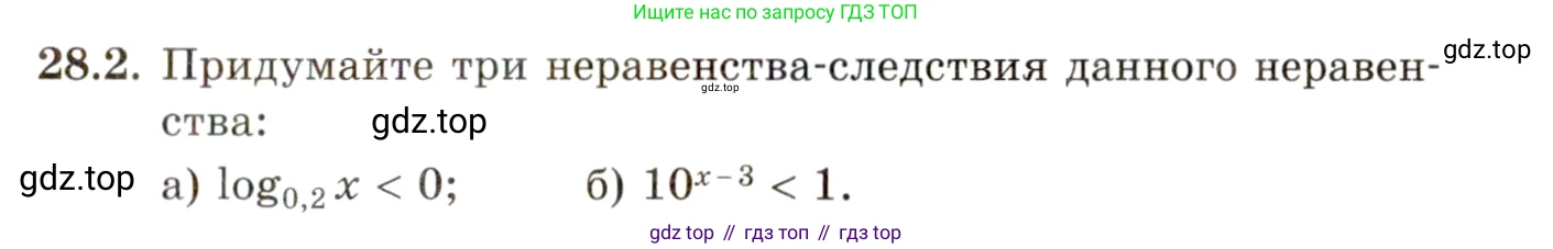ГДЗ Алгебра, 11 класс Учебник, авторы: Мордкович Александр Григорьевич, Семенов Павел Владимирович, издательство Мнемозина, Москва, 2019, Часть 2, страница 173, номер 28.2, Условие