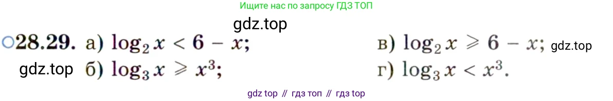 ГДЗ Алгебра, 11 класс Учебник, авторы: Мордкович Александр Григорьевич, Семенов Павел Владимирович, издательство Мнемозина, Москва, 2019, Часть 2, страница 177, номер 28.29, Условие