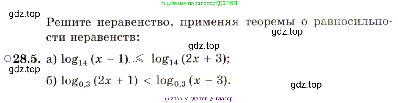 ГДЗ Алгебра, 11 класс Учебник, авторы: Мордкович Александр Григорьевич, Семенов Павел Владимирович, издательство Мнемозина, Москва, 2019, Часть 2, страница 174, номер 28.5, Условие