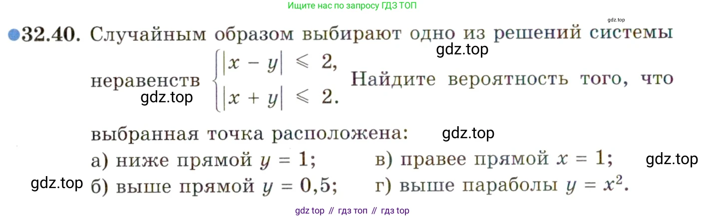 ГДЗ Алгебра, 11 класс Учебник, авторы: Мордкович Александр Григорьевич, Семенов Павел Владимирович, издательство Мнемозина, Москва, 2019, Часть 2, страница 208, номер 32.40, Условие