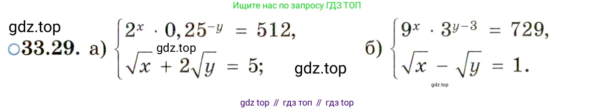 ГДЗ Алгебра, 11 класс Учебник, авторы: Мордкович Александр Григорьевич, Семенов Павел Владимирович, издательство Мнемозина, Москва, 2019, Часть 2, страница 213, номер 33.29, Условие