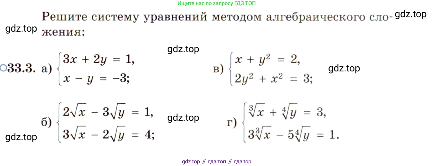 ГДЗ Алгебра, 11 класс Учебник, авторы: Мордкович Александр Григорьевич, Семенов Павел Владимирович, издательство Мнемозина, Москва, 2019, Часть 2, страница 209, номер 33.3, Условие