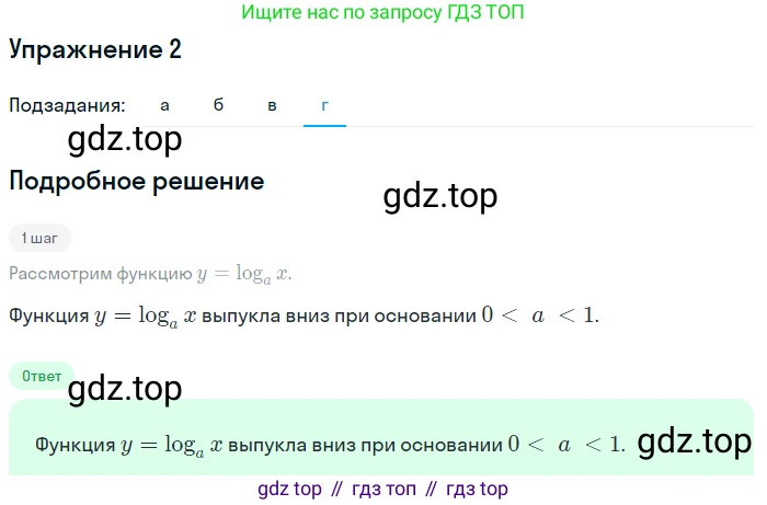 ГДЗ Алгебра, 11 класс Учебник, авторы: Мордкович Александр Григорьевич, Семенов Павел Владимирович, издательство Мнемозина, Москва, 2019, Часть 1, страница 121, номер 2, Решение 1 (продолжение 4)