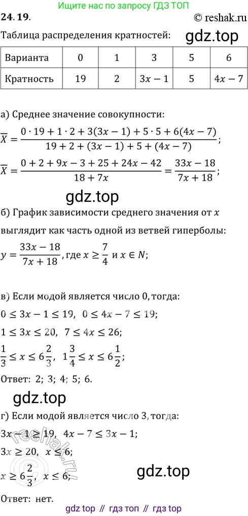 ГДЗ Алгебра, 11 класс Учебник, авторы: Мордкович Александр Григорьевич, Семенов Павел Владимирович, издательство Мнемозина, Москва, 2019, Часть 2, страница 160, номер 24.19, Решение 2