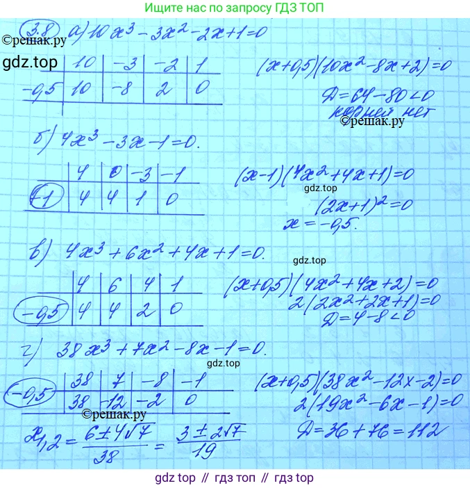 ГДЗ Алгебра, 11 класс Учебник, авторы: Мордкович Александр Григорьевич, Семенов Павел Владимирович, издательство Мнемозина, Москва, 2019, Часть 2, страница 25, номер 3.23, Решение 3