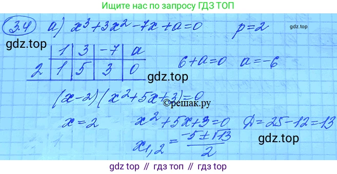 ГДЗ Алгебра, 11 класс Учебник, авторы: Мордкович Александр Григорьевич, Семенов Павел Владимирович, издательство Мнемозина, Москва, 2019, Часть 2, страница 23, номер 3.4, Решение 3