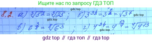 ГДЗ Алгебра, 11 класс Учебник, авторы: Мордкович Александр Григорьевич, Семенов Павел Владимирович, издательство Мнемозина, Москва, 2019, Часть 2, страница 45, номер 8.2, Решение 3