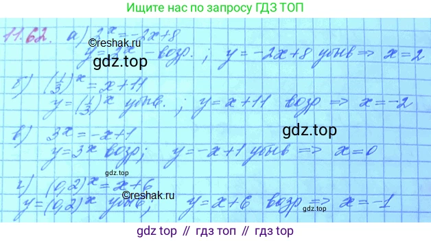 ГДЗ Алгебра, 11 класс Учебник, авторы: Мордкович Александр Григорьевич, Семенов Павел Владимирович, издательство Мнемозина, Москва, 2019, Часть 2, страница 71, номер 11.65, Решение 3