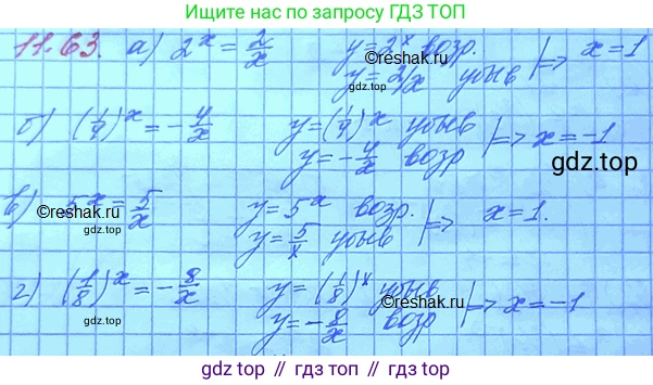 ГДЗ Алгебра, 11 класс Учебник, авторы: Мордкович Александр Григорьевич, Семенов Павел Владимирович, издательство Мнемозина, Москва, 2019, Часть 2, страница 71, номер 11.66, Решение 3