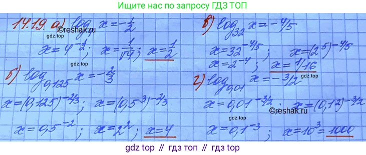 ГДЗ Алгебра, 11 класс Учебник, авторы: Мордкович Александр Григорьевич, Семенов Павел Владимирович, издательство Мнемозина, Москва, 2019, Часть 2, страница 87, номер 14.19, Решение 3
