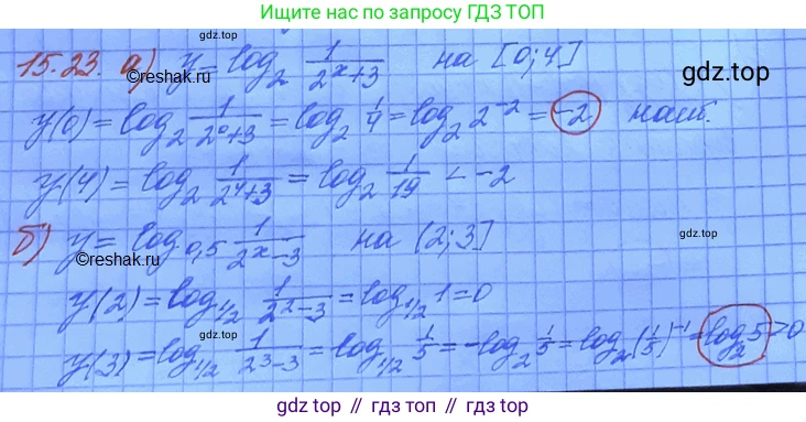 ГДЗ Алгебра, 11 класс Учебник, авторы: Мордкович Александр Григорьевич, Семенов Павел Владимирович, издательство Мнемозина, Москва, 2019, Часть 2, страница 92, номер 15.23, Решение 3