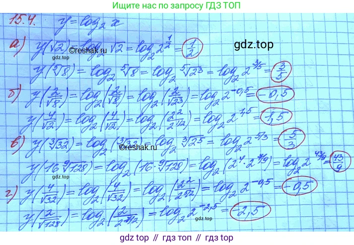 ГДЗ Алгебра, 11 класс Учебник, авторы: Мордкович Александр Григорьевич, Семенов Павел Владимирович, издательство Мнемозина, Москва, 2019, Часть 2, страница 89, номер 15.4, Решение 3