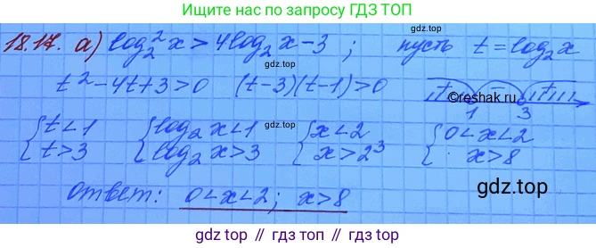 ГДЗ Алгебра, 11 класс Учебник, авторы: Мордкович Александр Григорьевич, Семенов Павел Владимирович, издательство Мнемозина, Москва, 2019, Часть 2, страница 113, номер 18.17, Решение 3