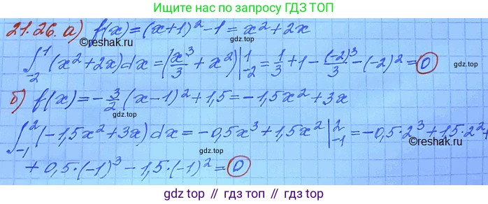 ГДЗ Алгебра, 11 класс Учебник, авторы: Мордкович Александр Григорьевич, Семенов Павел Владимирович, издательство Мнемозина, Москва, 2019, Часть 2, страница 137, номер 21.26, Решение 3