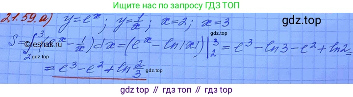 ГДЗ Алгебра, 11 класс Учебник, авторы: Мордкович Александр Григорьевич, Семенов Павел Владимирович, издательство Мнемозина, Москва, 2019, Часть 2, страница 143, номер 21.59, Решение 3
