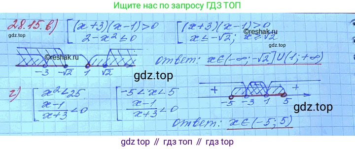 ГДЗ Алгебра, 11 класс Учебник, авторы: Мордкович Александр Григорьевич, Семенов Павел Владимирович, издательство Мнемозина, Москва, 2019, Часть 2, страница 175, номер 28.15, Решение 3 (продолжение 2)