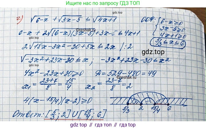 ГДЗ Алгебра, 11 класс Учебник, авторы: Мордкович Александр Григорьевич, Семенов Павел Владимирович, издательство Мнемозина, Москва, 2019, Часть 2, страница 196, номер 30.50, Решение 3 (продолжение 2)