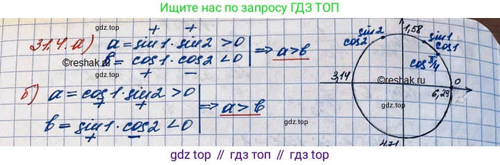 ГДЗ Алгебра, 11 класс Учебник, авторы: Мордкович Александр Григорьевич, Семенов Павел Владимирович, издательство Мнемозина, Москва, 2019, Часть 2, страница 199, номер 31.4, Решение 3