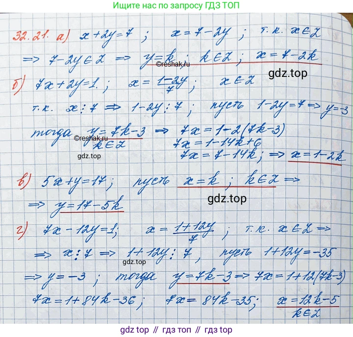 ГДЗ Алгебра, 11 класс Учебник, авторы: Мордкович Александр Григорьевич, Семенов Павел Владимирович, издательство Мнемозина, Москва, 2019, Часть 2, страница 205, номер 32.21, Решение 3
